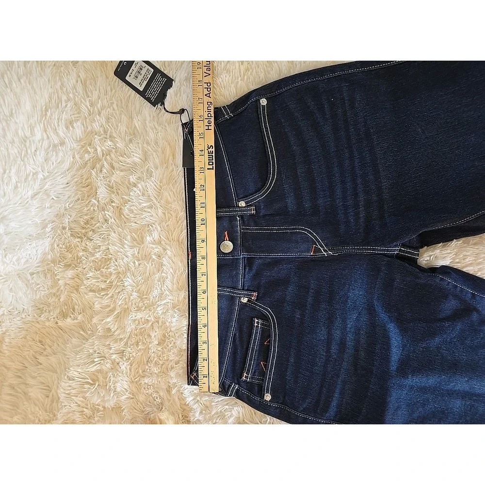 True Religion Ricky‎ Relaxed Straight Denim Shorts Size 30 Mens Blue